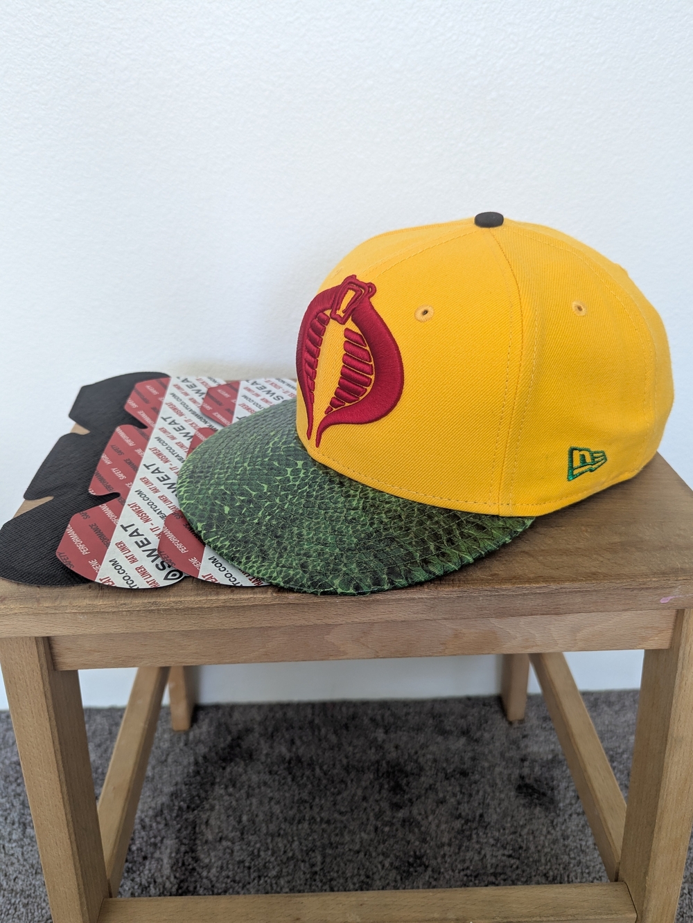 New Era 59fifty Size 7 3/4 GI JOE Cobra Hat with Red Logo